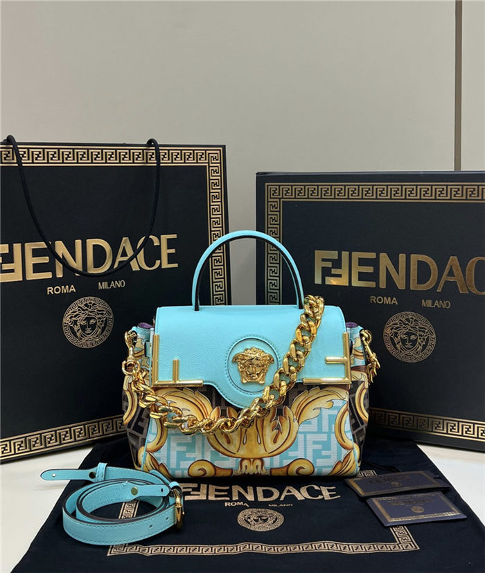 FENDACE LA MEDUSA MEDIUM HANDBAG High