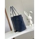 Louis Vuitton NEVERFULL MM Monogram Empreinte Blue M47143 High