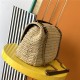 NIKI MEDIUM IN RAFFIA AND LEATHER High