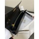 Hermes Kelly Classique To Go wallet Epsom calfskin Black Gold-Metal WAX High