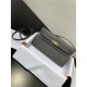 Hermes Kelly Classique To Go wallet Epsom calfskin Dark Grey Gold-Metal WAX High