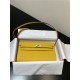 Hermes Kelly Classique To Go wallet Epsom calfskin Yellow Gold-Metal WAX High