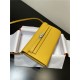 Hermes Kelly Classique To Go wallet Epsom calfskin Yellow Silver-Metal WAX High