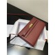 Hermes Kelly Classique To Go wallet Epsom calfskin Burgundy Gold-Metal WAX High