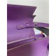 Hermes Kelly Classique To Go wallet Epsom calfskin Purple Gold-Metal WAX High