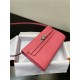 Hermes Kelly Classique To Go wallet Epsom calfskin Rose Pink Silver-Metal WAX High