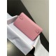 Hermes Kelly Classique To Go wallet Epsom calfskin Pink Silver-Metal WAX High