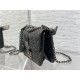 SMALL Dior ADDICT BAG Lucky Star Cannage Lambskin Black High