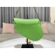 SADDLE BAG Iridescent-finish metal Grained Calfskin Green High