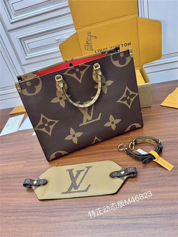 Louis Vuitton OnTheGo Voyage Monogram and Monogram Reverse coated canvas M46823 Top