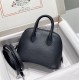 Hermes Bolide Mini Bag Evercolor calfskin WAX Black Silver-Metal High