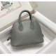 Hermes Bolide Mini Bag Evercolor calfskin WAX Gris Meyer Silver-Metal High