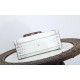 Gucci Diana small tote bag Crocodile 660195 White High