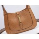 Jackie 1961 small bag Ostrich 636709 Brown high