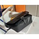 Louis Vuitton Montsouris Messenger Calf leather M23097 Black High