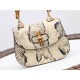 Gucci Bamboo 1947 mini top handle bag Python 686864 Beige High