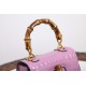 Gucci Bamboo 1947 mini top handle bag Crocodile 686864 Pink High