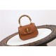 Gucci Bamboo 1947 mini top handle bag Crocodile 686864 Brown High