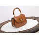 Gucci Bamboo 1947 mini top handle bag Crocodile 686864 Brown High