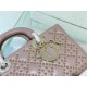 LADY D-JOY BAG MEDIUM Cannage Lambskin with Bead Embroidery High