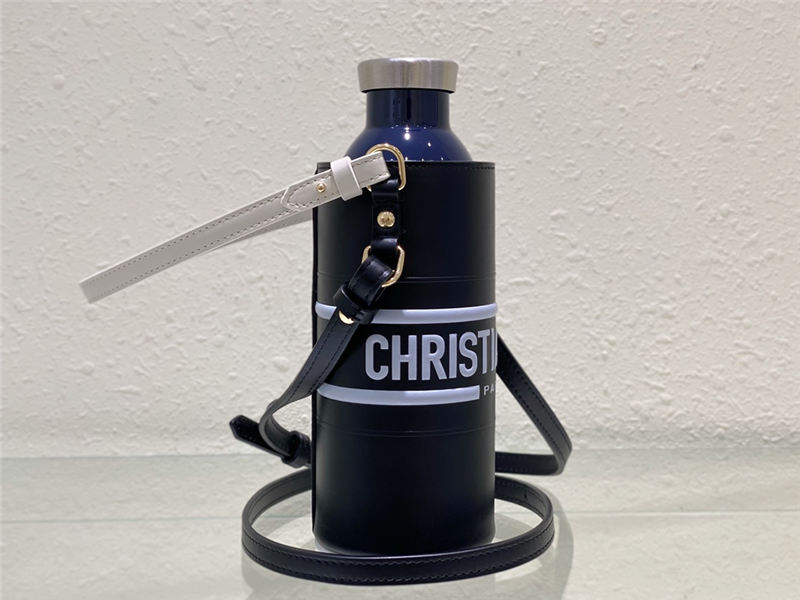 Dior VIBE BOTTLE HOLDER Calfskin Black High