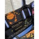 MINI Dior BOOK TOTE PHONE BAG Multicolor Dior Pixel Zodiac Embroidery Black High