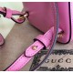 Gucci Bamboo Mini Handbag Leather Pink 702106 High