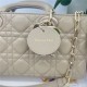 LADY D-JOY BAG MEDIUM Cannage Lambskin Natural High