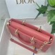 LADY D-JOY BAG MEDIUM Cannage Lambskin Pink High