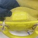 LADY D-JOY BAG MEDIUM Cannage Lambskin Yellow High