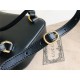 Gucci Bamboo Mini Handbag Leather Black 702106 High