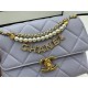 Chanel Mini Flap Bag AS4986 Shiny Lambskin, Imitation Pearls & Gold Metal A