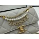 Chanel Mini Flap Bag AS4986 Shiny Lambskin, Imitation Pearls & Gold Metal A