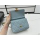 Chanel Mini Flap Bag AS4986 Shiny Lambskin, Imitation Pearls & Gold Metal A