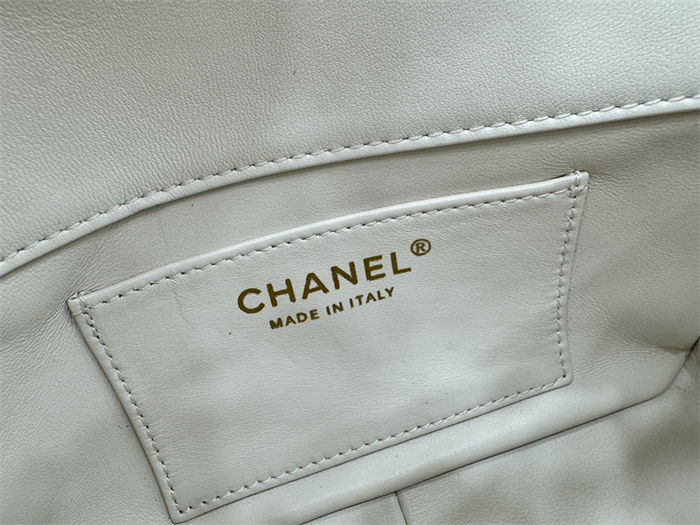 Chanel Mini Flap Bag AS4986 Shiny Lambskin, Imitation Pearls & Gold Metal A