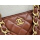 Chanel Large Hobo Handbag AS4923 Shiny Lambskin & Gold Metal A