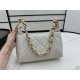 Chanel Hobo Handbag AS4912 Shiny Lambskin & Gold Metal A