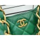 Chanel Hobo Handbag AS4912 Shiny Lambskin & Gold Metal A