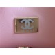 Chanel Mini Classic Flap Bag Tweed Pink High