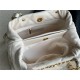 SMALL SHOPPING BAG Lambskin & Gold-Tone Metal AS3502 Nude High