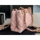 SMALL SHOPPING BAG Lambskin & Gold-Tone Metal AS3502 Pink High