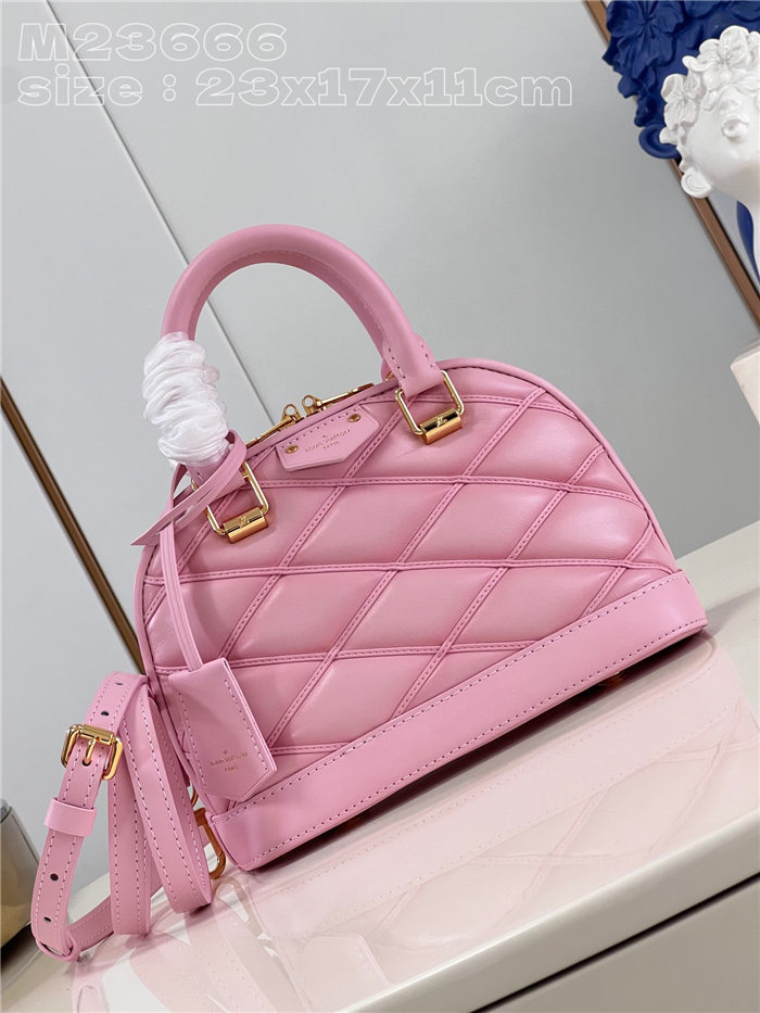 Louis Vuitton Alma BB Bag Lamb leather M59793 Pink High