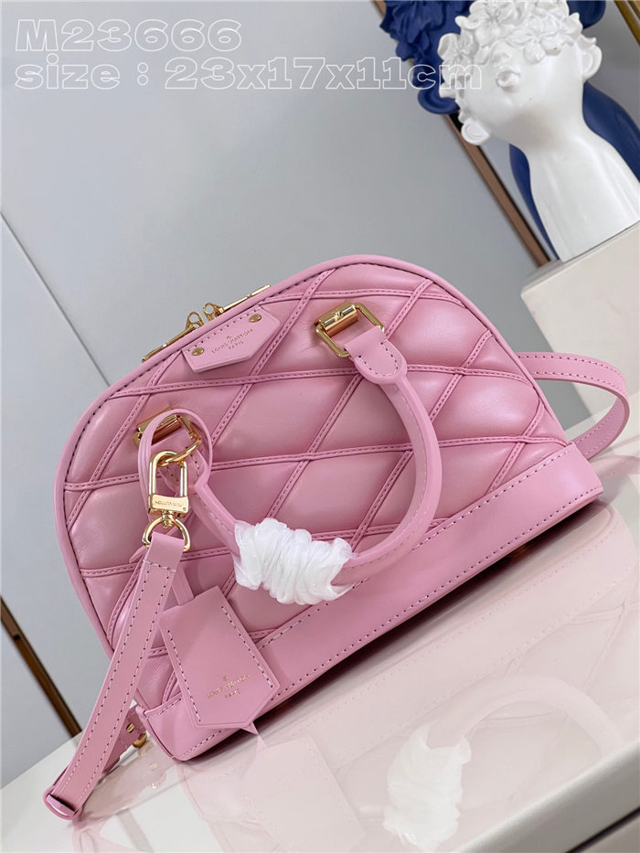 Louis Vuitton Alma BB Bag Lamb leather M59793 Pink High