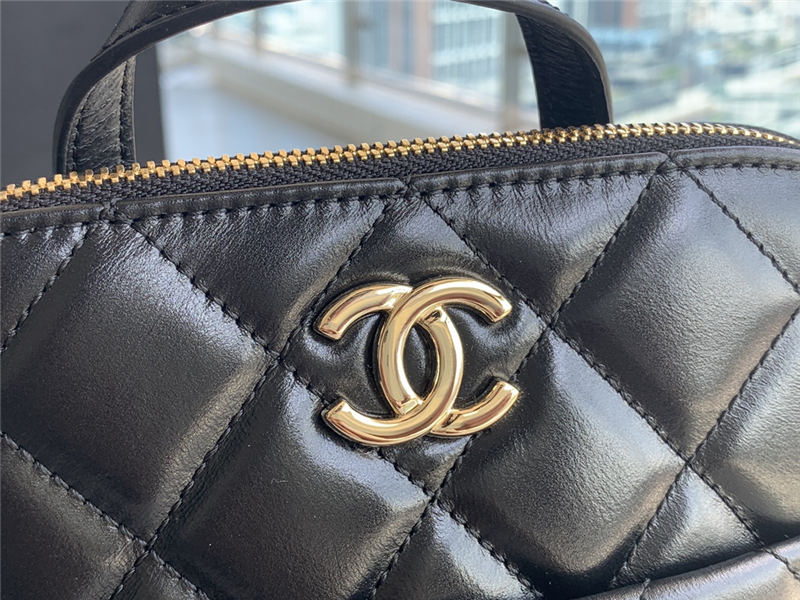 Chanel Backpack Calfskin Gold-Tone Metal AS3332 High