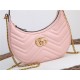 GG Marmont half-moon-shaped mini bag Pink 699514 High