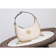 GG Marmont half-moon-shaped mini bag White 699514 High