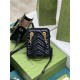 GG Marmont matelassé mini bag 696123 Black High