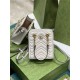 GG Marmont matelassé mini bag 696123 White High