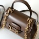 Gucci Horsebit 1955 top handle bag 703848 Leather Brown high