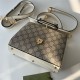 Gucci Horsebit 1955 top handle bag 703848 Leather White high